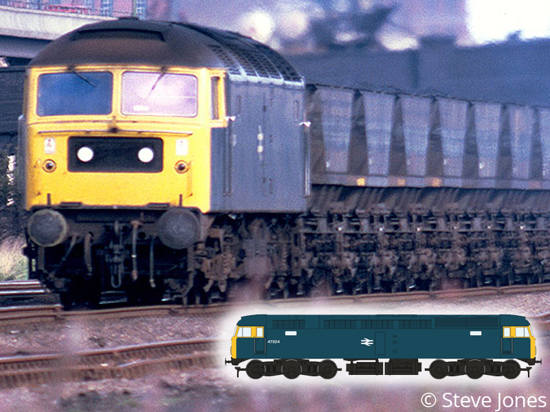 Class 47/3 diesel locomotive. Picture by Steve Jones