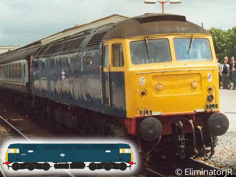 Class 47/6 diesel locomotive. Picture by Eliminator JR