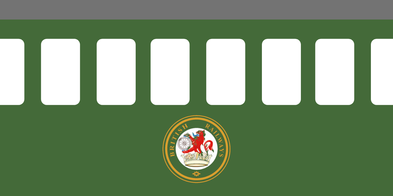 BR green with coaching stock roundel livery sample