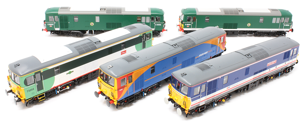 Group of Class 73s