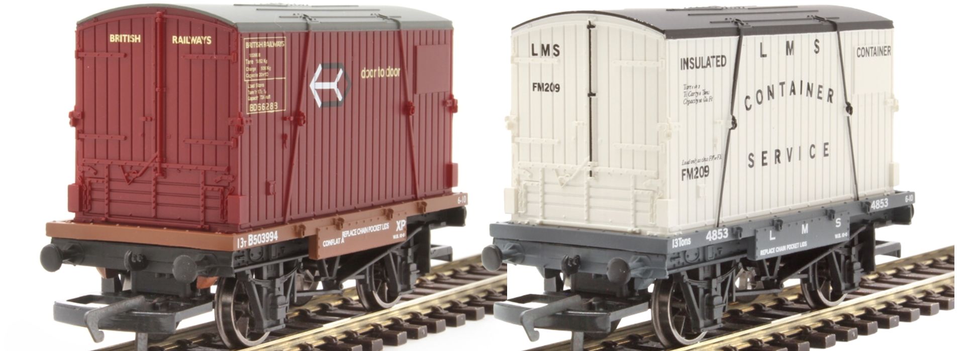 Airfix GMR (Great Model Railways) OO Conflat container flat