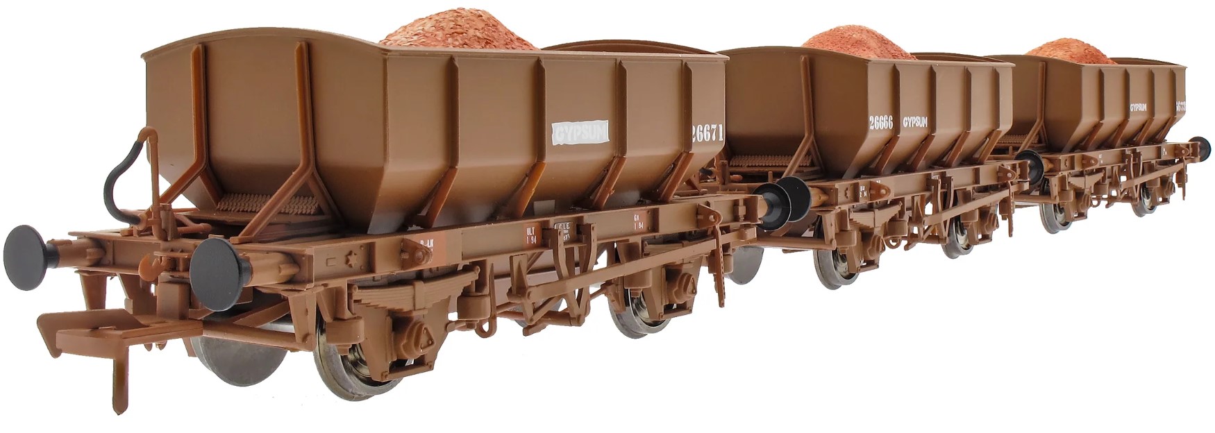 Irish Railway Models OO Gauge (1:76 Scale) 4-wheel Gypsum hopper