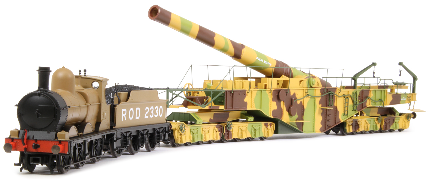 Oxford Rail OO Gauge (1:76 Scale) BL howitzer railgun