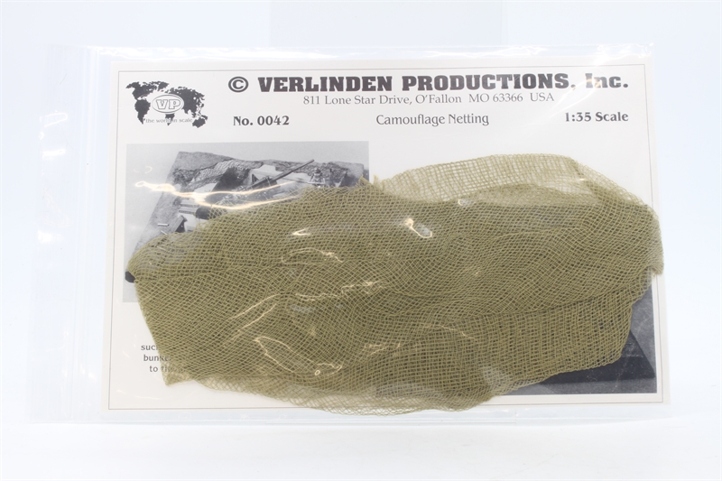 Rete Mimetica Militare Scala 1/35 - Verde, 185x85 Mm - Per Diorami E Modellismo
