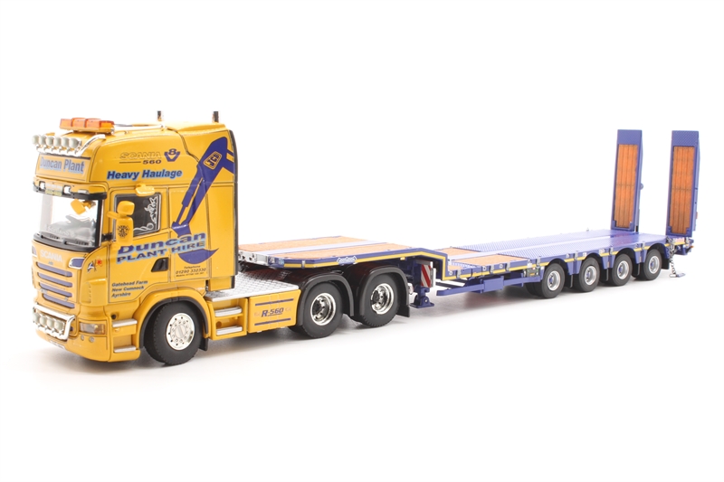 WSI Models 02-1470 Scania R6 with Lowloader Trailer - - Hattons