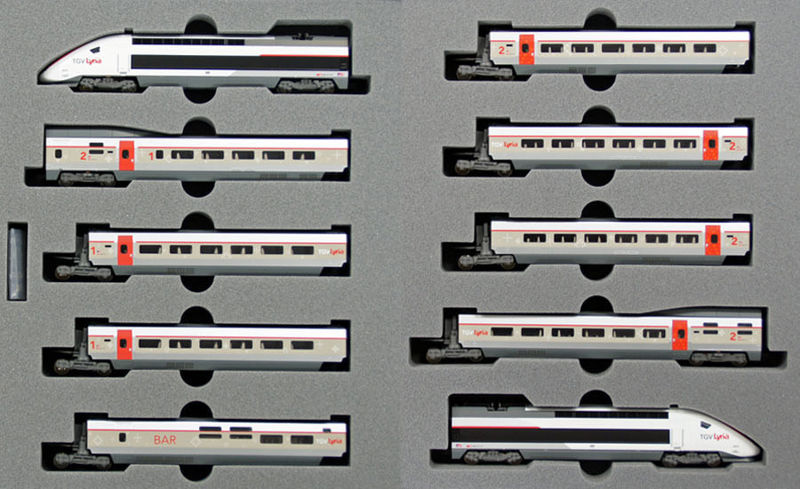 Kato 10-1325 TGV Lyria 10-Car Set of the SNCF/SBB