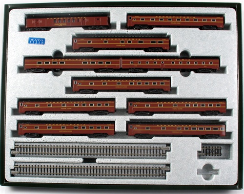 Kato 106-068 Pennsylvania Railroad Broadway Limited 10 Car Set