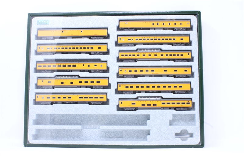 KATO 106-024 Union Pacific 4両セット N Scale Kato #106-024 UP Union Pacific Smooth Side Passenger