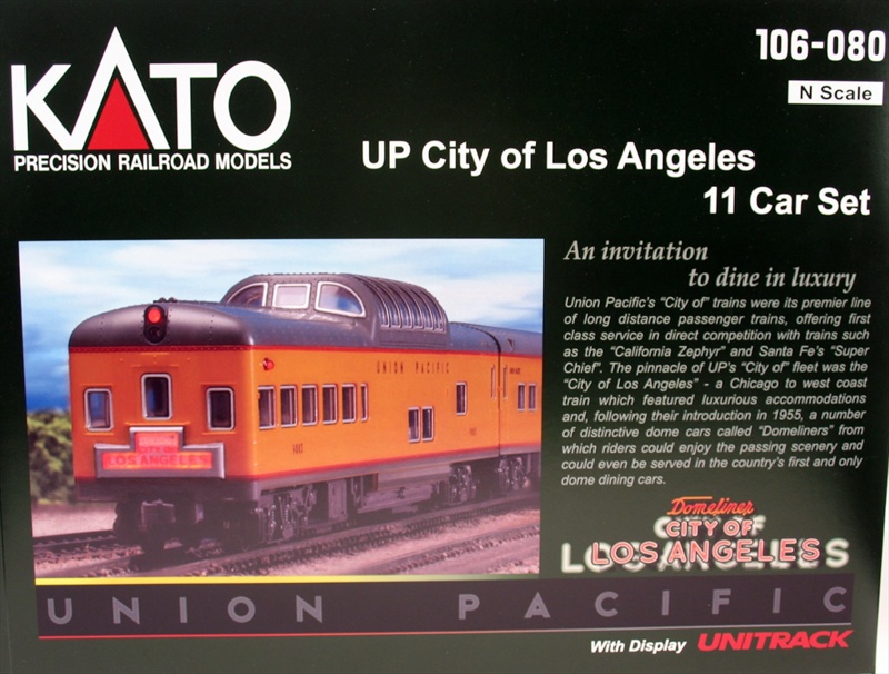 Kato 106-080 Smoothside of the Union Pacific - yellow and