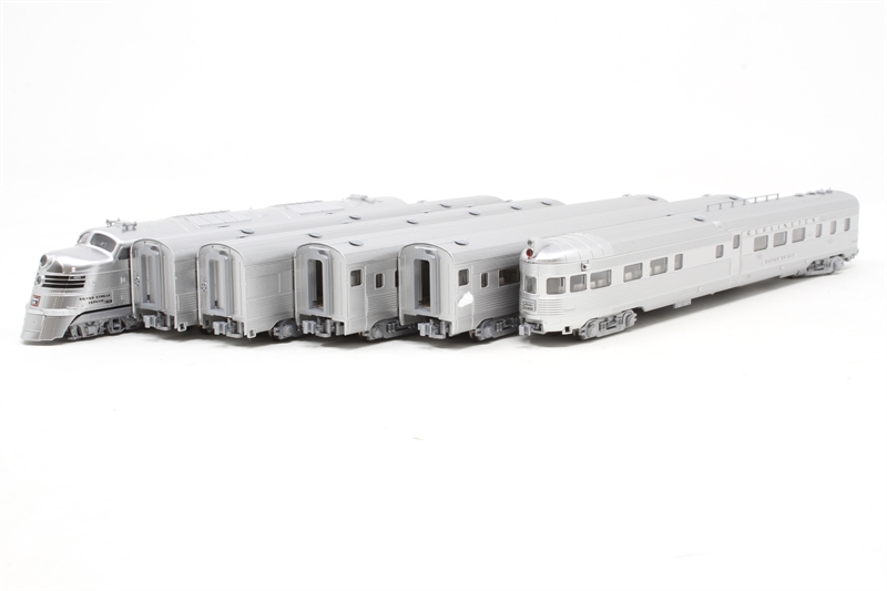 Kato 106-090 CB&Q EMD E5A & Silver Streak Zephyr 6 Unit Set