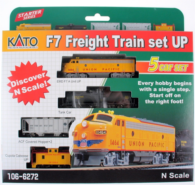 Kato 106-6272-1 F7 Freight Train Set of the Union Pacific - Hattons