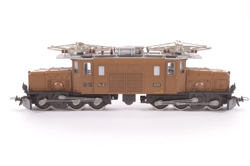 Bemo 1255-121 Class 6/6 I Articulated Crocodile 411 of the Rhaetian