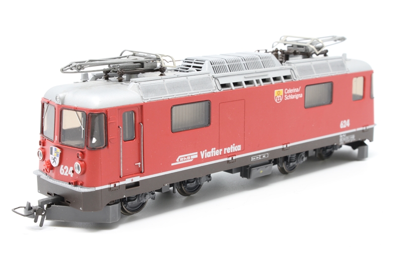 Bemo 1258-144 Class Ge 4/4 II 624 'Celerina' of the RhB - Hattons