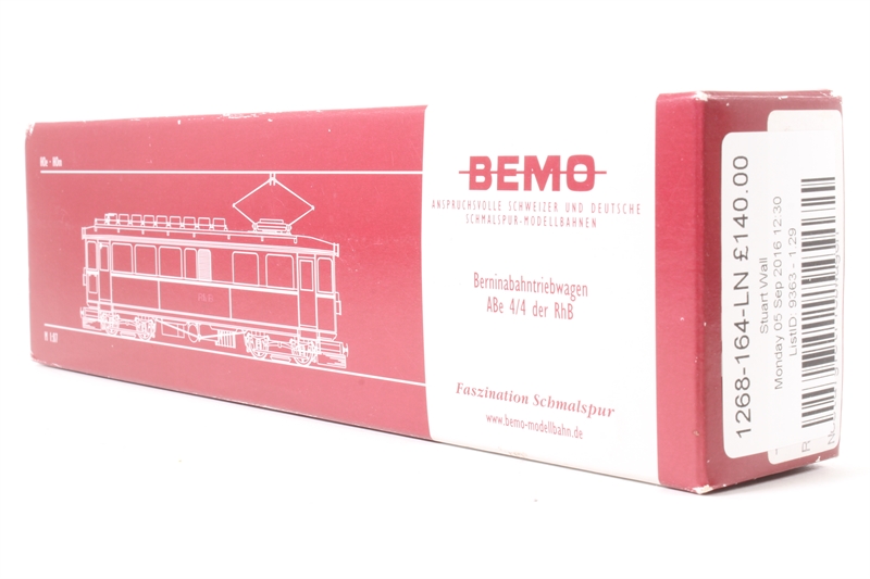 Bemo 1268-164 Class ABe 4/4 Railcar 34 of the Rhaetian - Hattons