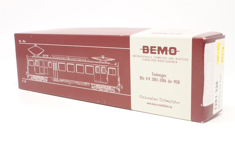 Bemo 1281-326 BDe 4/4 Electric Railcar 3006 of the Swiss - Hattons