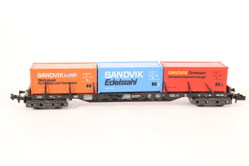 Minitrix 13507 Container Wagon 'SANDVIK' of the German DB - Hattons