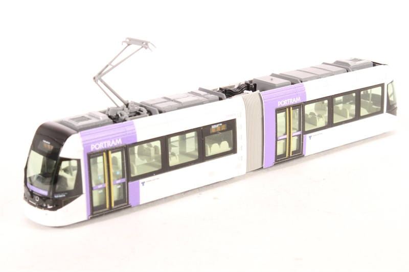 Kato 14-801-2 Portram Tram TLR0607 in Purple/White - Hattons