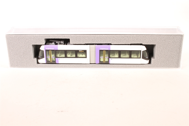 Kato 14-801-2 Portram Tram TLR0607 in Purple/White - Hattons