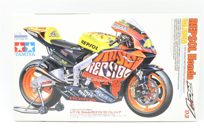 Tamiya 14097TAM Honda RC211V - Repsol Valencia 2003