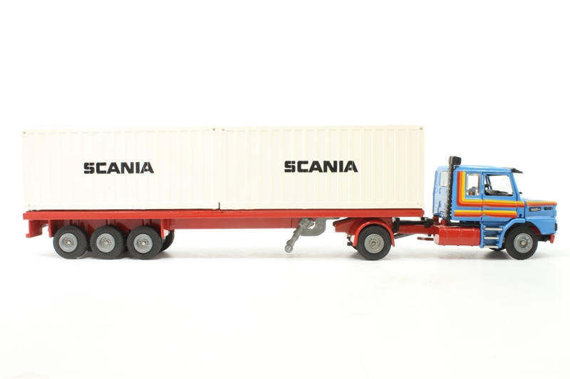 1234 TEKNO 1:50 Scania 142H Trailer Grau ohne OVP EUR 2,50 - DE