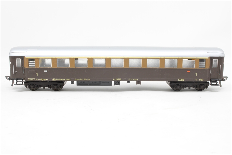 Wagon Voyageur Fleischmann HO 1445 1e Classe FS Italia - Occasion - Prêt à Rouler