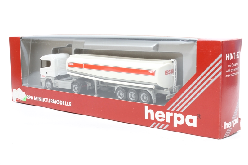 Camion Scania R TL + Remorque Planzer - Herpa échelle N - 066860 - Neuf