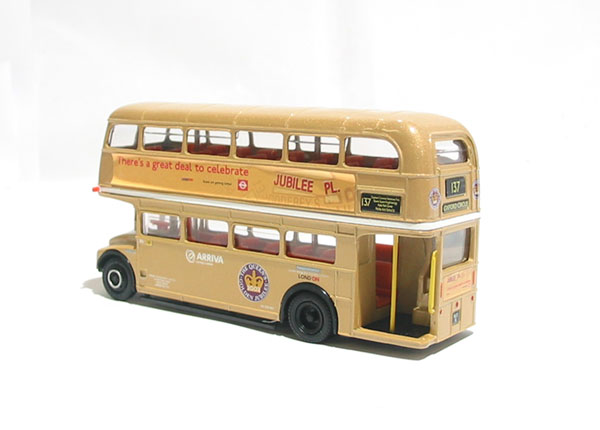 EFE 15633 RM Routemaster AEC d/deck bus in golden jubilee gold livery