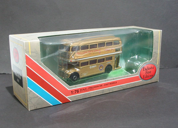 EFE 15633 RM Routemaster AEC d/deck bus in golden jubilee gold livery