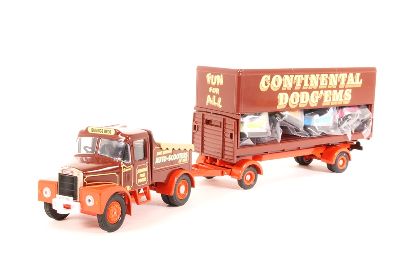 Camion Scammell Pioneer & Remorque Dodgem Atlas Circus 1:76 - Neuf - Modèle Réduit Collection