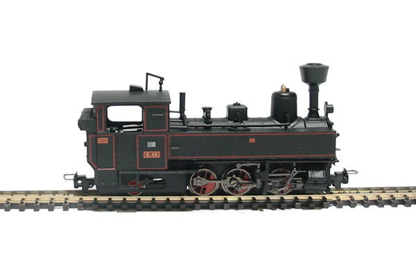 Liliput L170140-D U Class 0-6-2 Tank STLB black with red