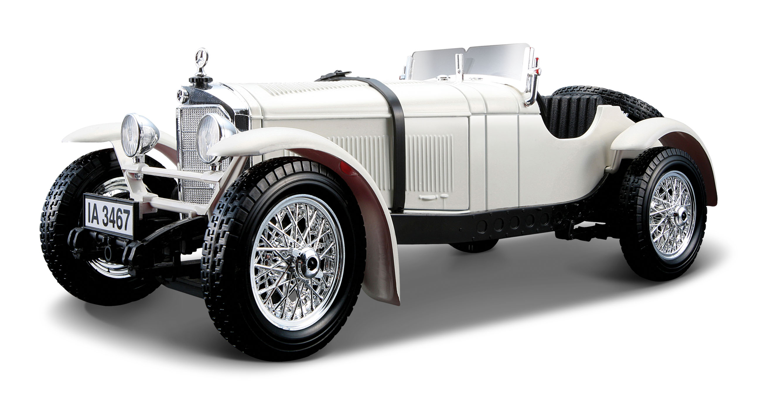 Bburago 18-12064WH Mercedes-Benz SSKL (1931) - White