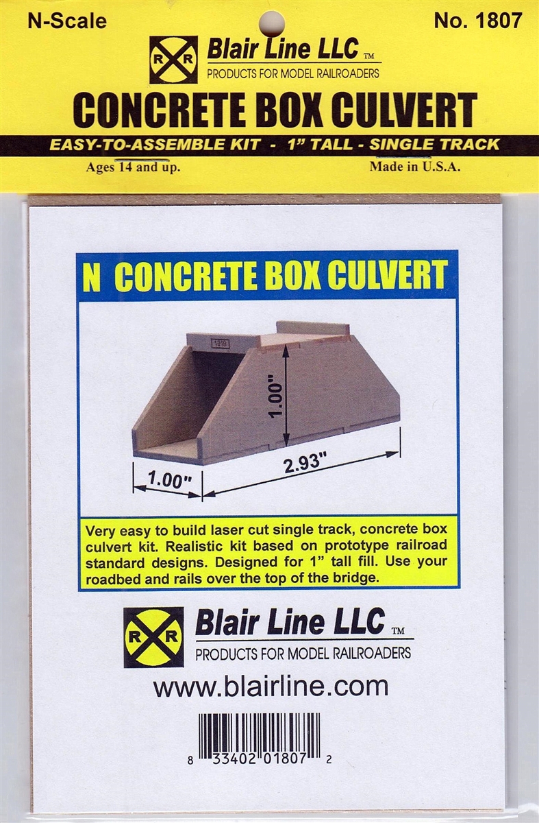 Culvert Module Line Blair Line 1807BLN Concrete Culvert (2-15/16'') - Hattons