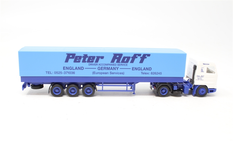 Herpa 181747HER Scania 143 with trailer 'Peter Roff'