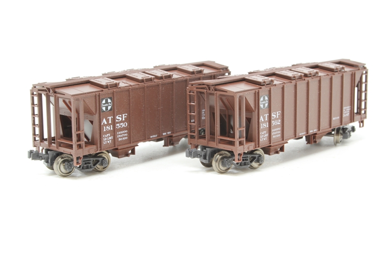 ◉KATO◉186-0208 AC&F 70t CoveredHopper◉N◉ Kato 186-0102 2-bay 70t covered hopper of the Santa Fe
