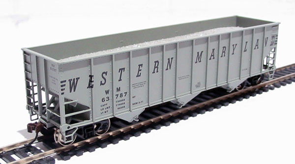 Bethlehem Steel Hopper Car HO Scale - Wheeling & Lake Erie #606 Model
