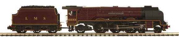 MTH O Gauge (1:43 Scale) 4-6-2 Class 8P Princess Coronation non-streamlined LMS