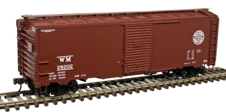 Atlas 20004555 1937 AAR 40' Box Car Kit, Western Maryland 28202