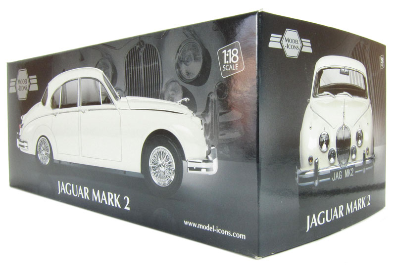 Model Icons 2010003 Jaguar Mark 2 3.8L 1962 in White - Hattons