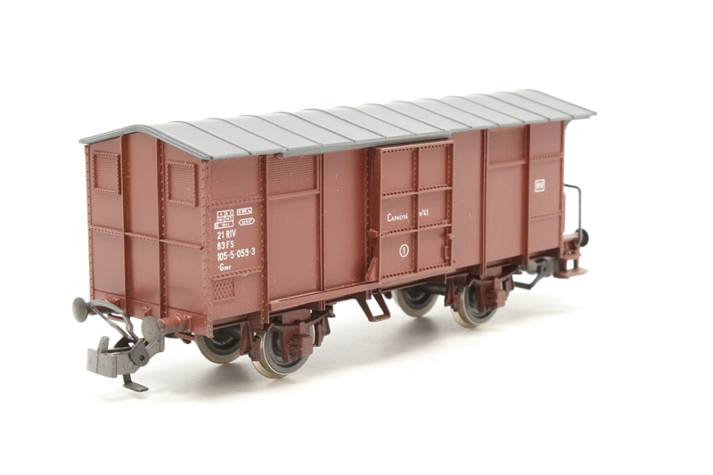 Rivarossi 2036-1RIV Type G Covered Wagon of the FS 105-5-059-3