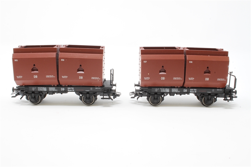 Trix 23999 Set of Four Lidded Coke Wagons, Type Okmm 38 of - Hattons