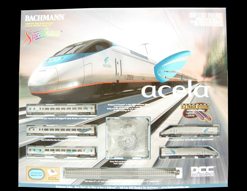 Bachmann USA 24130BAC American Amtrak Acela complete train set