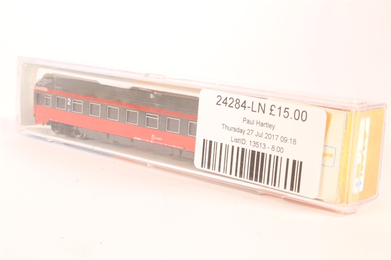 Roco N24476 Voiture Voyageurs 2e Classe Eurofima ÖBB N°048-6, échelle N (1:160)