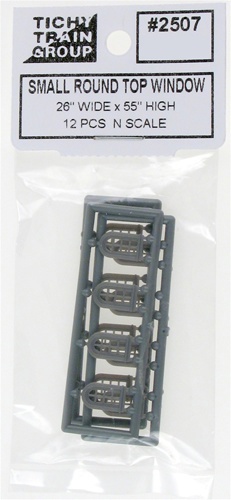 Tichy Train Group 2523 Engine House Windows pkg(9) - 40-Pane