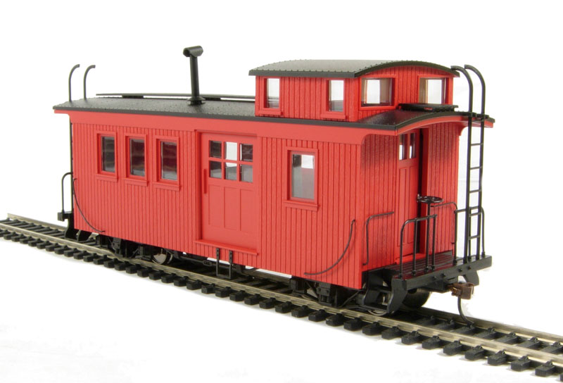 Bachmann USA 26796BAC Wood side door caboose (with lighting) - Painted,