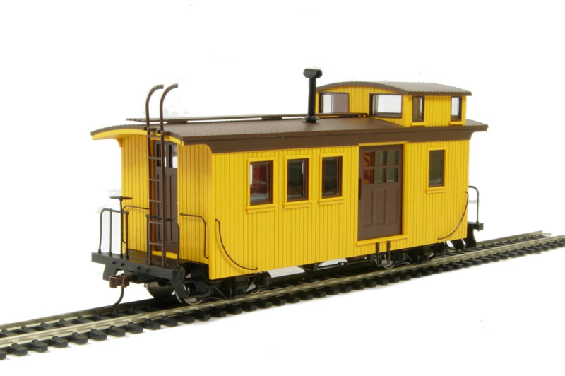 Bachmann USA 26799BAC Wood side door caboose (with lighting) - Painted,