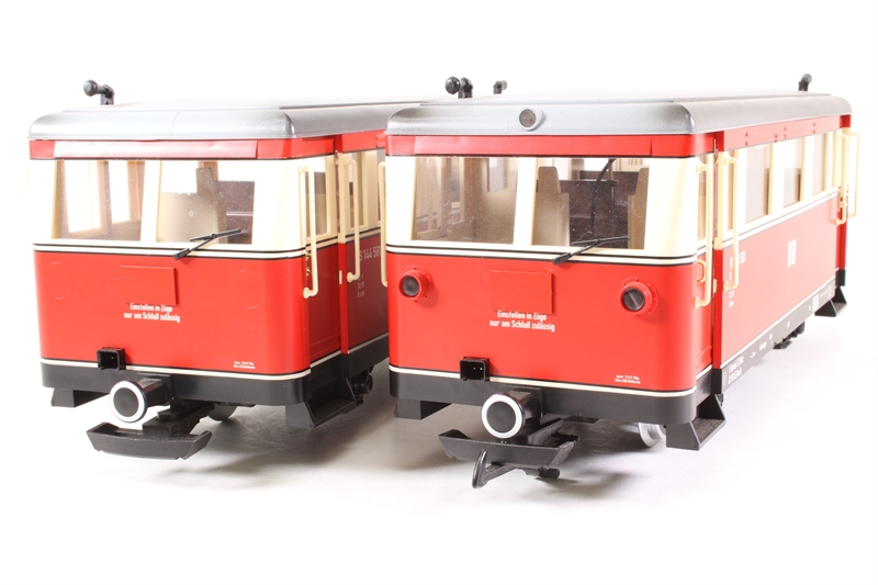 LGB 29655 Class VT 133 2-car railbus of the DR (DCC - Hattons
