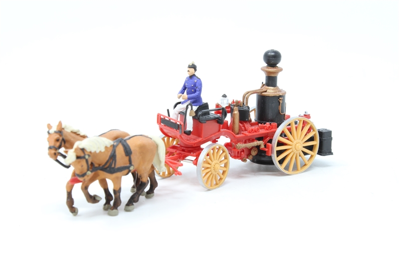 Preiser 30428 1900 Horse Drawn Steam Fire Engine