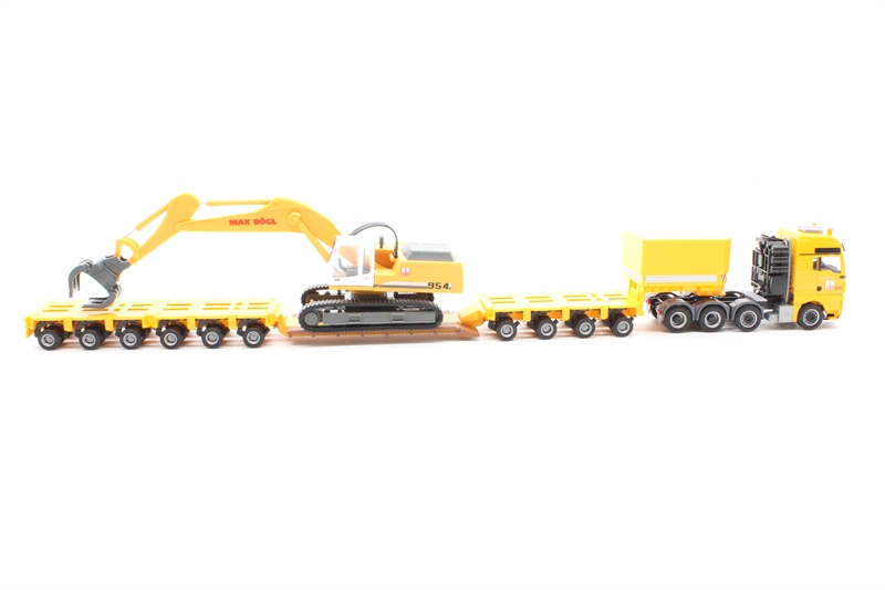 Herpa 854000 H0 - Freightliner Vrachtwagen met Trailer Mayflower ETS Modelspoor