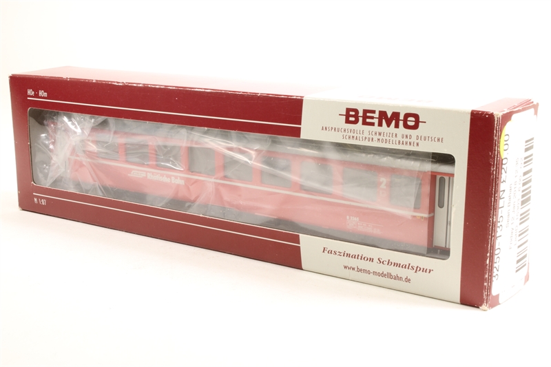 Bemo 3250-135 2nd Class Passenger Coach of the Swiss RhB - Hattons