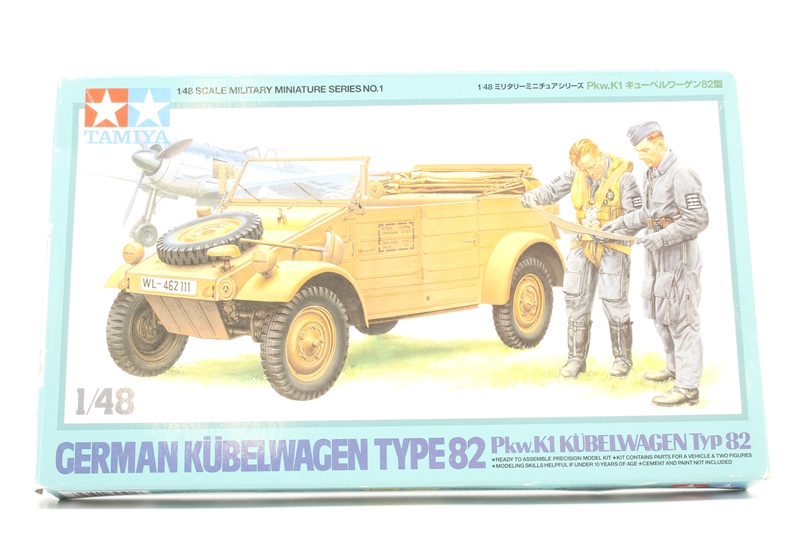 MAQUETTE TAMIYA 1/48 German Kubelwagen type 82 Africa Corps EUR 3,57 - FR